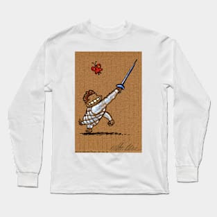 Fencing Ape: Epee Long Sleeve T-Shirt